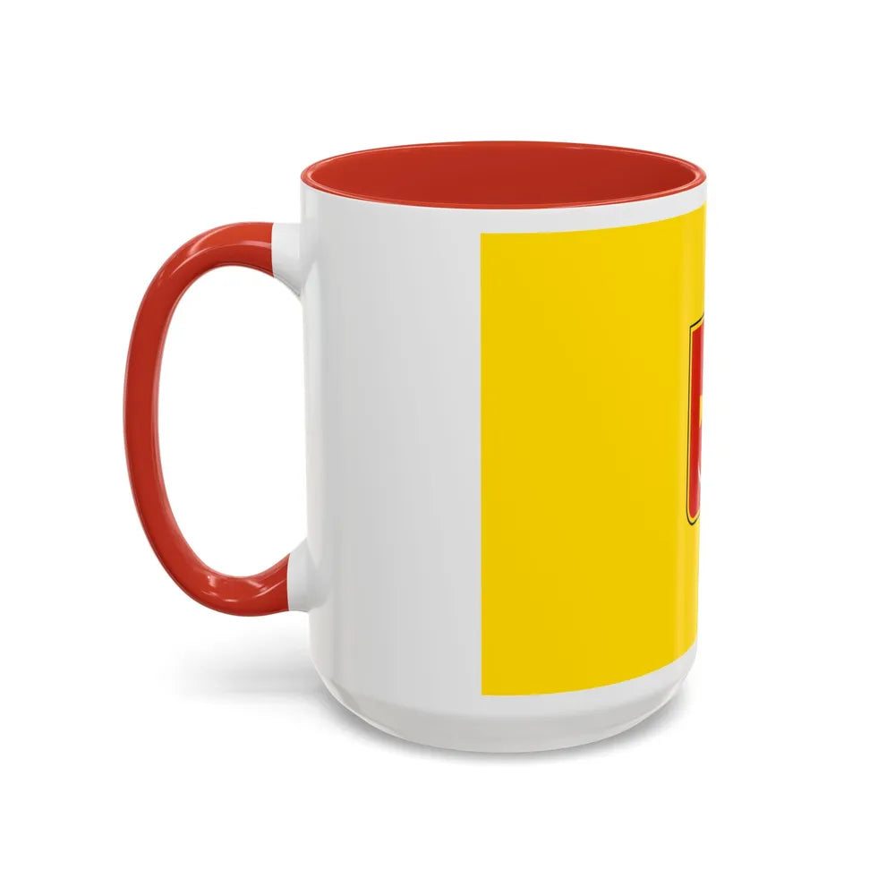 Flag of Konotop Ukraine - Accent Coffee Mug-Go Mug Yourself