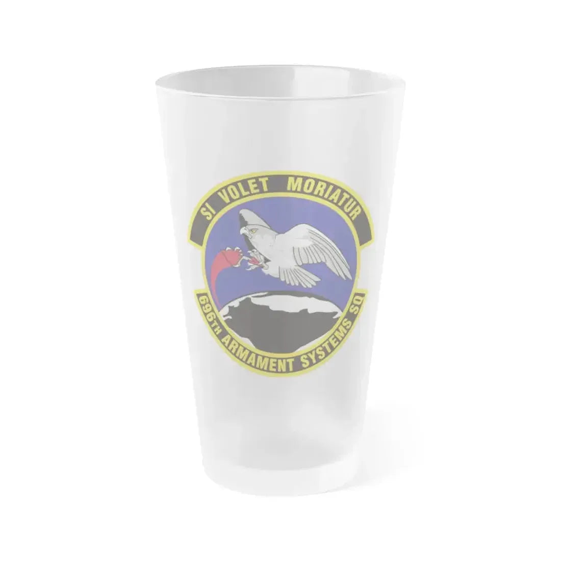 696th Armament Systems Squadron (U.S. Air Force) Frosted Pint Glass 16oz 16oz Frosted - Go Mug Yourself
