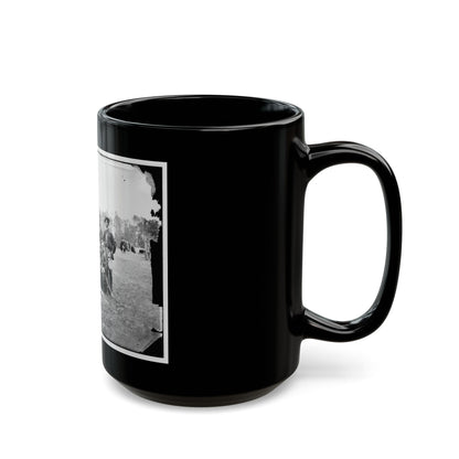 Fair Oaks, Va., Vicinity. Brigade Officers Of The Horse Artillery Commanded By Lt. Col. William Hays (U.S. Civil War) Black Coffee Mug