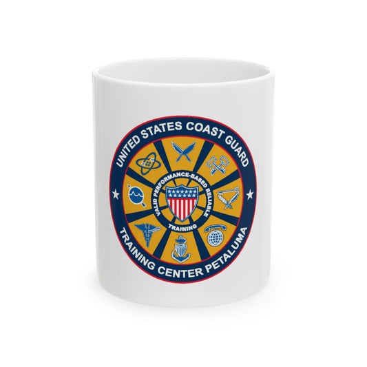 USCG Training Center Petaluma (U.S. Coast Guard) White Coffee Mug