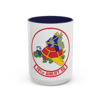 701st Airlift Squadron (U.S. Air Force) Accent Coffee Mug