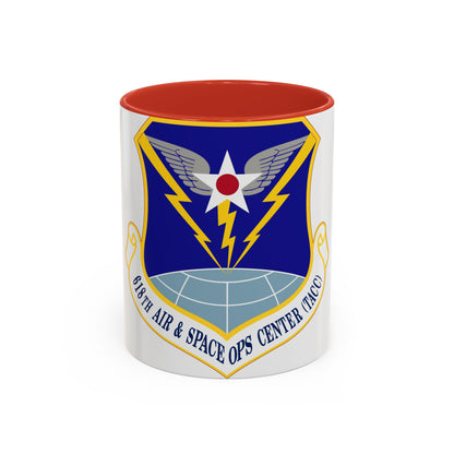 618 Air Operations Center AMC (U.S. Air Force) Accent Coffee Mug