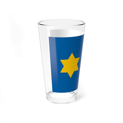 Flag of Szombathely 1941 (Hungary) Pint Glass 16oz