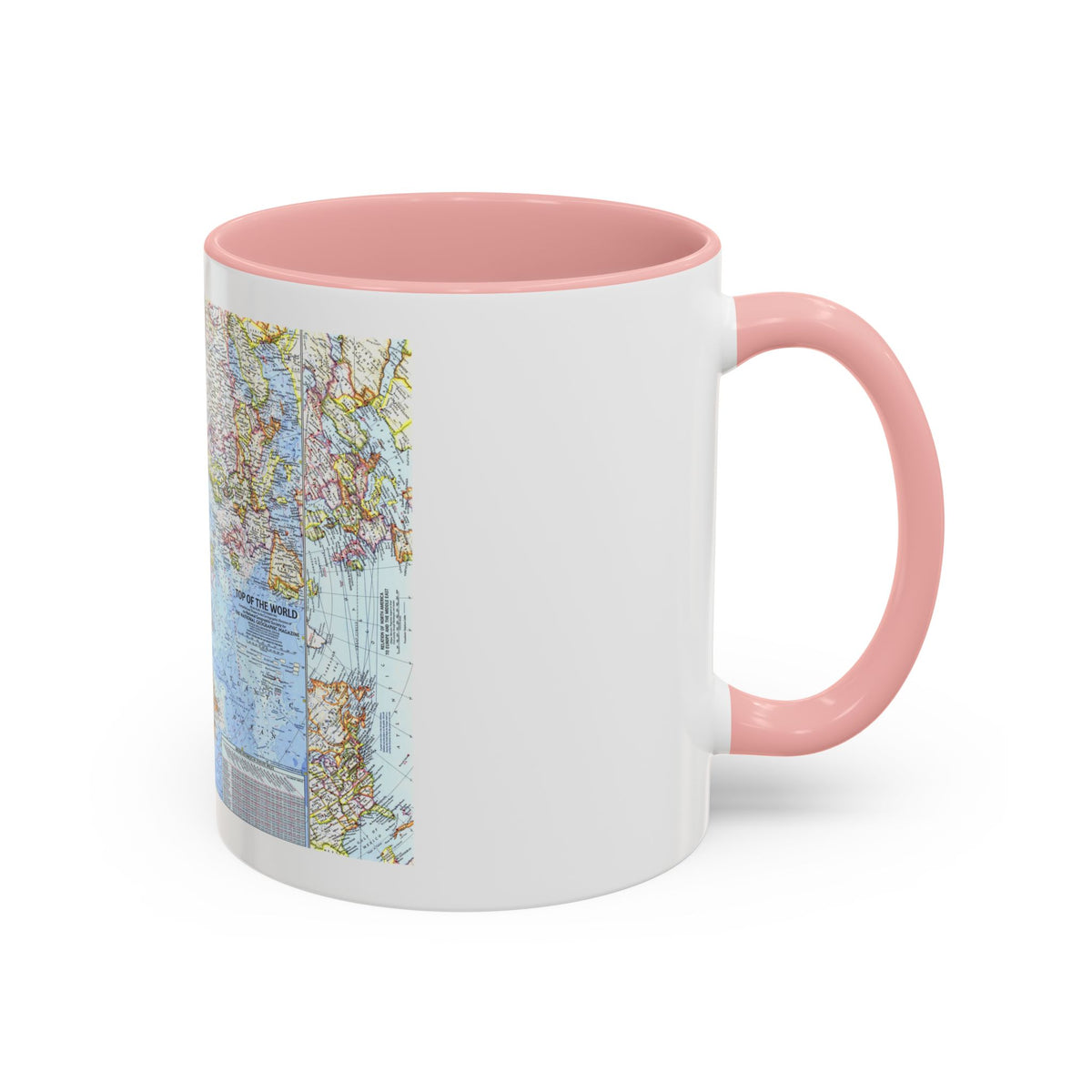 Top Of The World (1965) (Map) Accent Coffee Mug