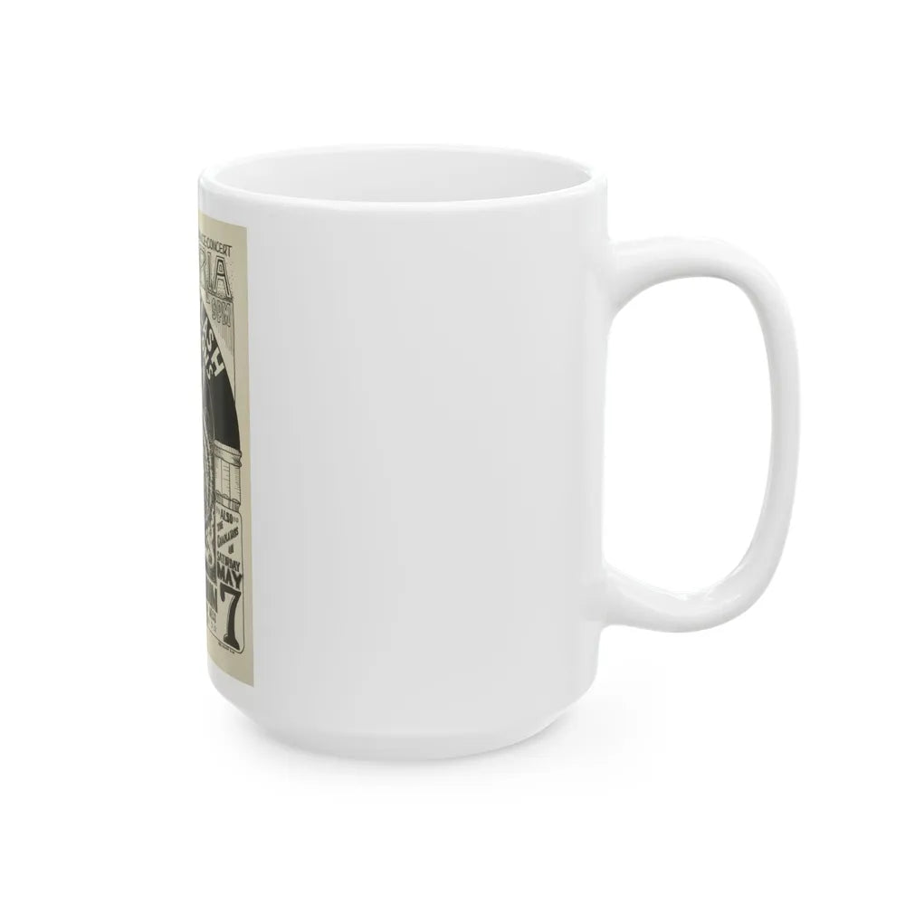 Euphoria 1966 Poster (Music Poster) White Coffee Mug-Go Mug Yourself