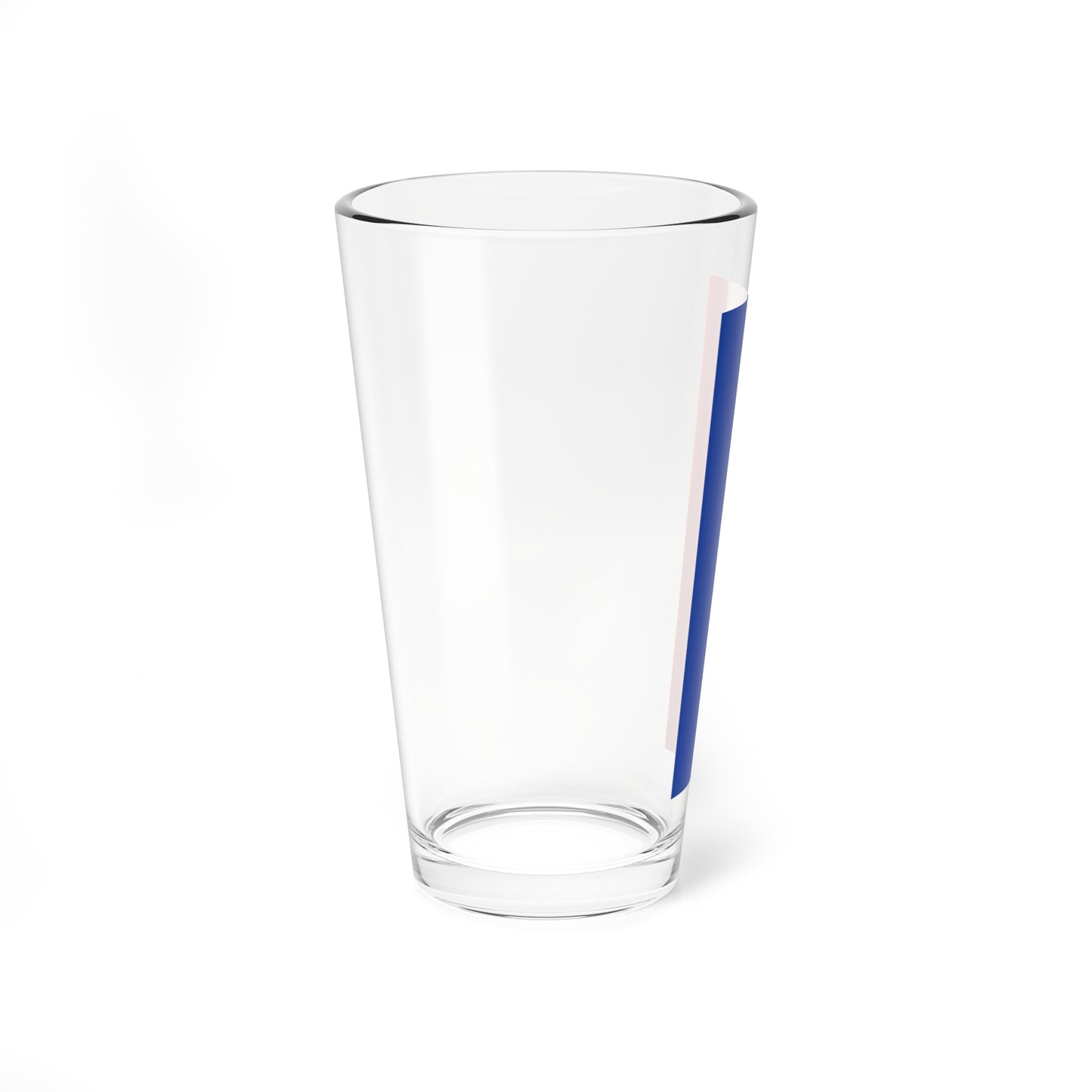 Flag blue red 2x5 (Germany) Pint Glass 16oz