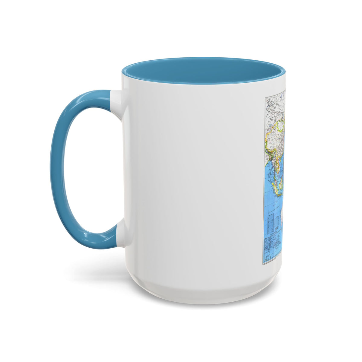 Asia-Pacific (1989) (Map) Accent Coffee Mug