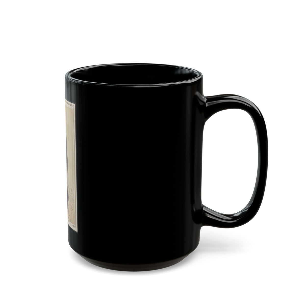 Unidentified Man With Hat (U.S. Civil War) Black Coffee Mug