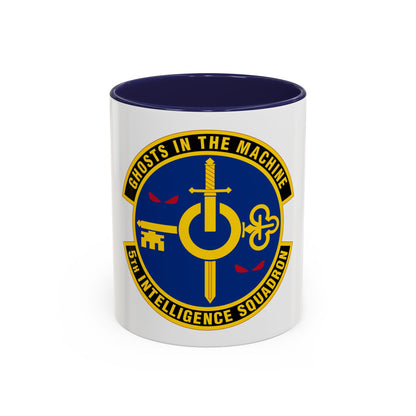 5 Intelligence Squadron ACC (U.S. Air Force) Accent Coffee Mug