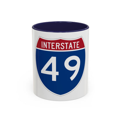 Interstate 49 (U.S. Highways) Accent Coffee Mug