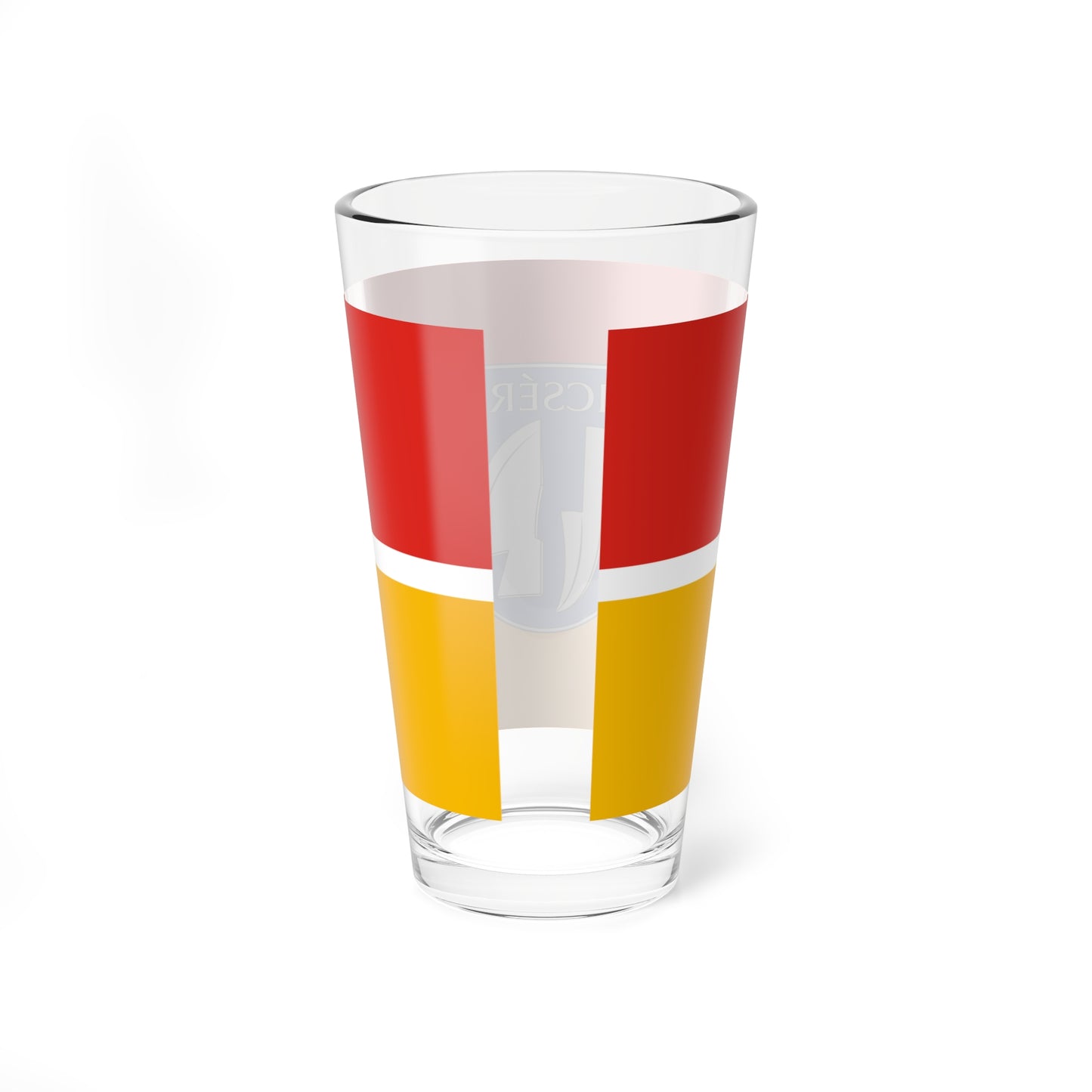 Flag of Bicserd (Hungary) Pint Glass 16oz
