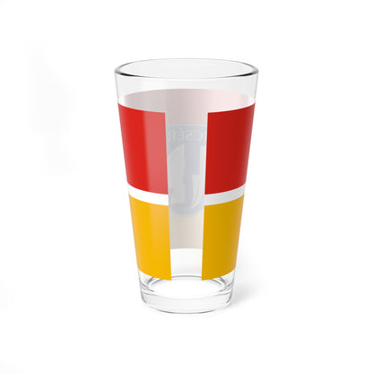 Flag of Bicserd (Hungary) Pint Glass 16oz