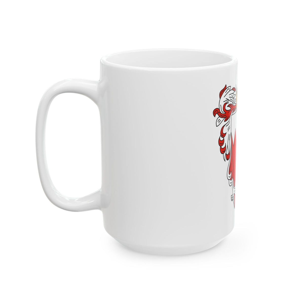 Coat of Arms of The Kingdom of Bahrain - White Coffee Mug