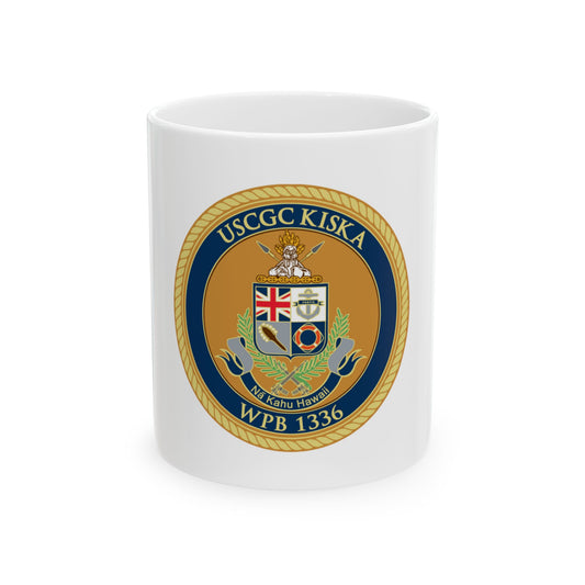 USCGC Kiska WPB 1336 (U.S. Coast Guard) White Coffee Mug