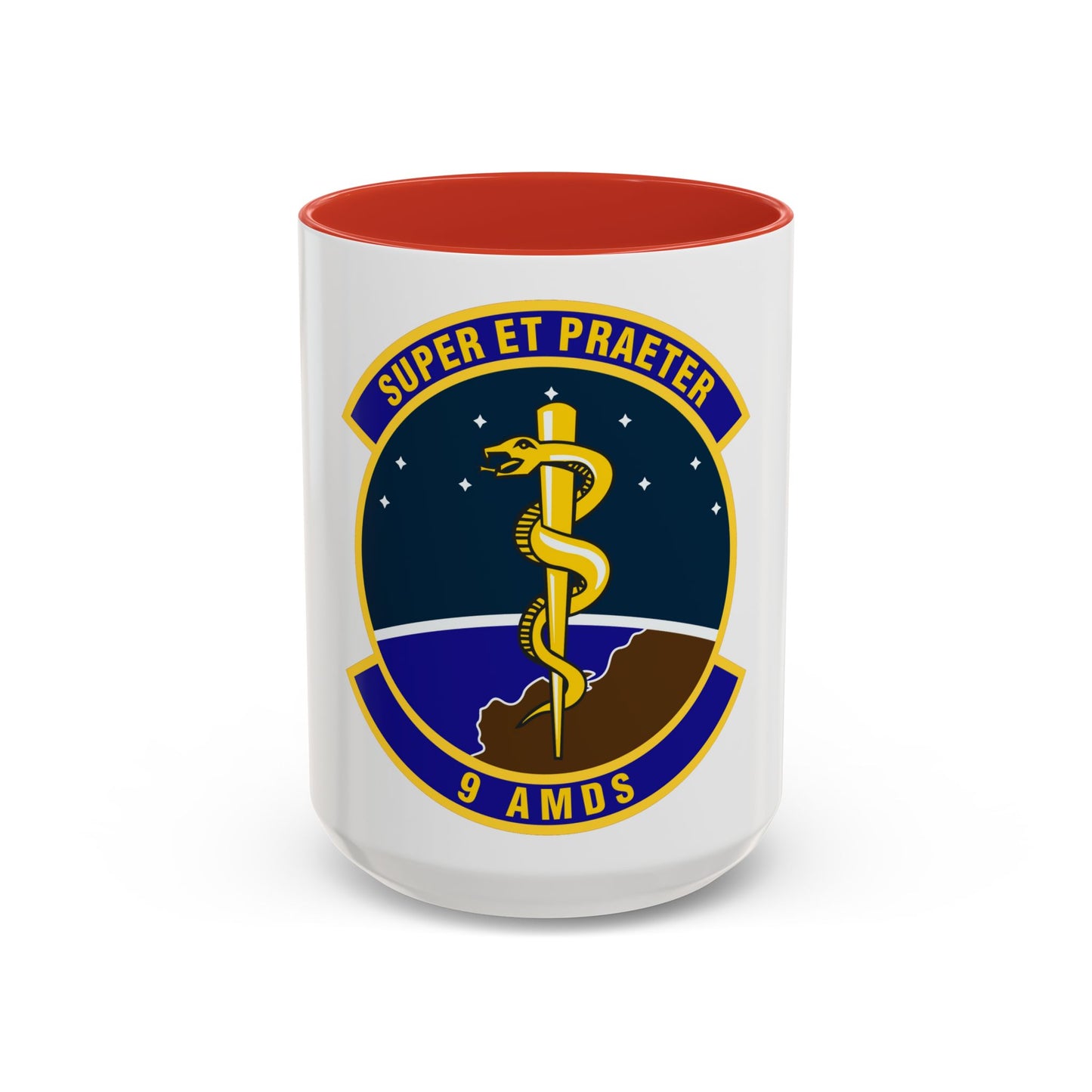 9th Aerospace Medicine Squadron (U.S. Air Force) Accent Coffee Mug