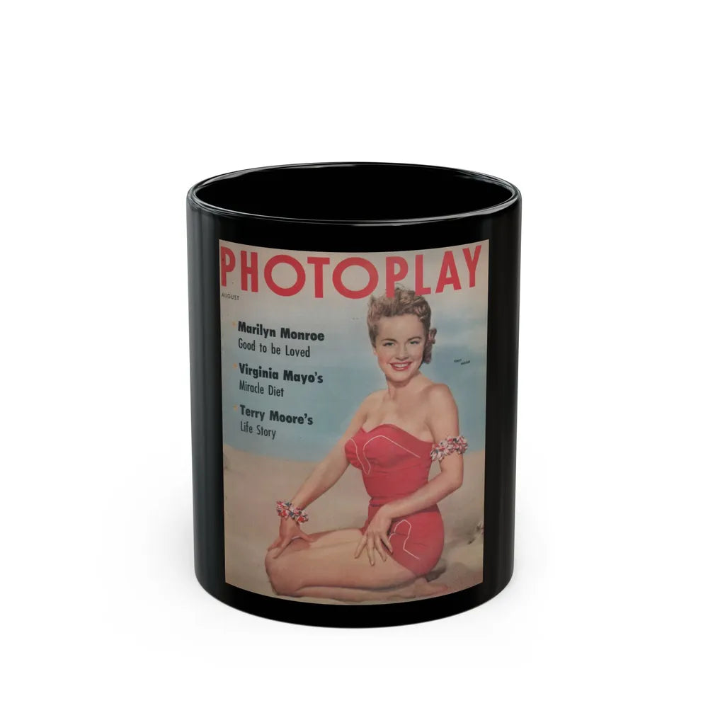 Terry Moore #117 - Mag. Cover (Vintage Female Icon) Black Coffee Mug-11oz-Go Mug Yourself