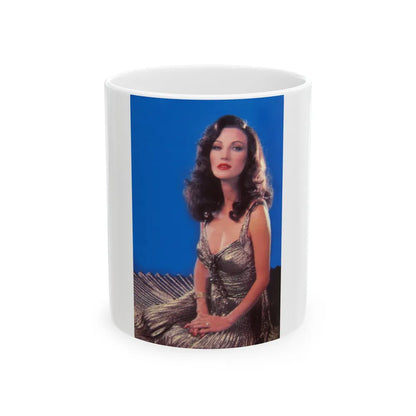 Jane Seymour #80 (Vintage Female Icon) White Coffee Mug-11oz-Go Mug Yourself