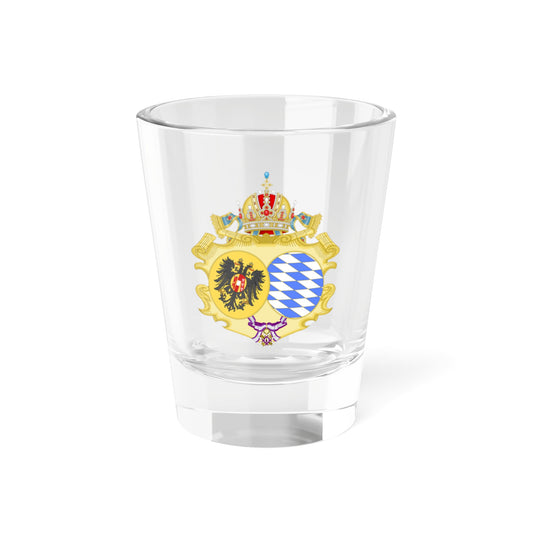 Coat of Arms of Empress Caroline Augusta Order of Maria Luisa (Germany) (Coat of Arms) Shot Glass 1.5oz