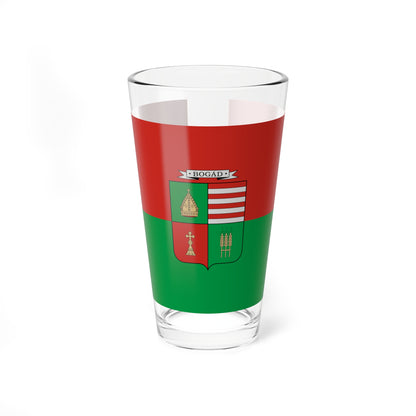 Flag of Bogad (Hungary) Pint Glass 16oz