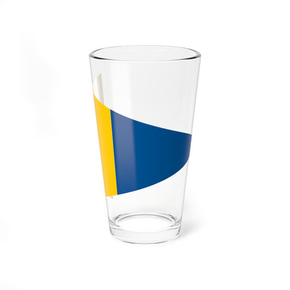Naval Rank Flag of Sweden - Orlogsgaljadet (Sweden) Pint Glass 16oz