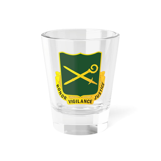 Verre à liqueur du bataillon de police militaire 385 (armée américaine) 1,5 oz