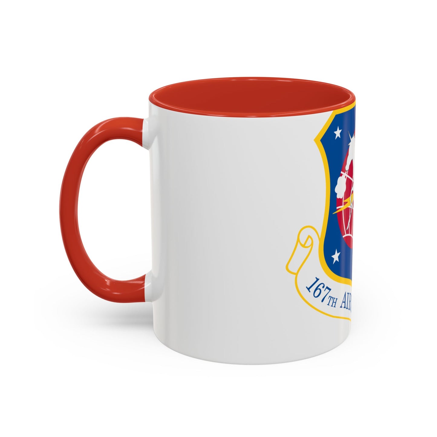 Tasse à café décorative 167e escadre de transport aérien (US Air Force)