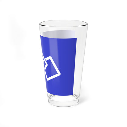 Flag of Kunimi Fukushima (Japan) Pint Glass 16oz