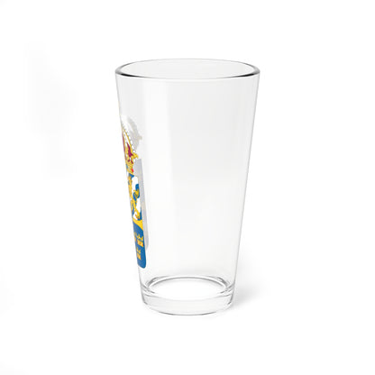Great coat of arms of Sweden shield (Sweden) (Coat of Arms) Pint Glass 16oz