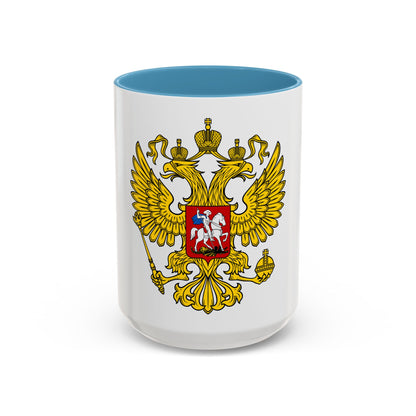 Coat of Arms of the Russian Federation 2 - Accent Coffee Mug