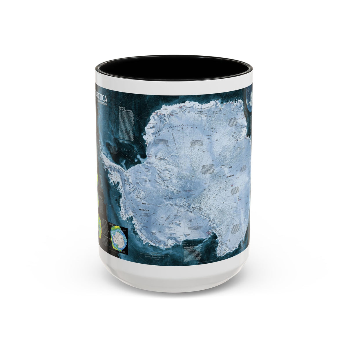 Antarctica (2002) (Map) Accent Coffee Mug