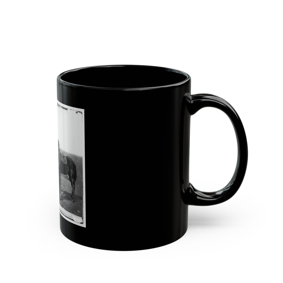 Antietam, Md. A Cavalry Orderly (U.S. Civil War) Black Coffee Mug