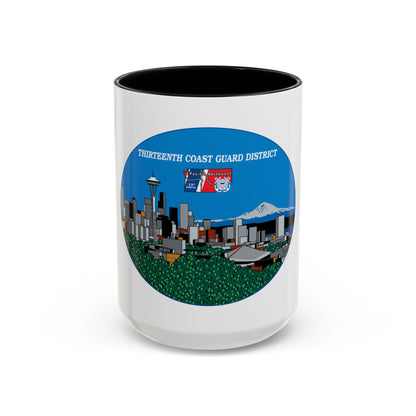 13th CG District Pacific Northwest (U.S. Coast Guard) Accent Coffee Mug
