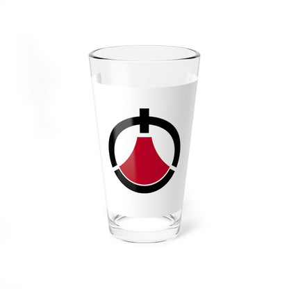 Flag of Toshima Kagoshima (Japan) Pint Glass 16oz