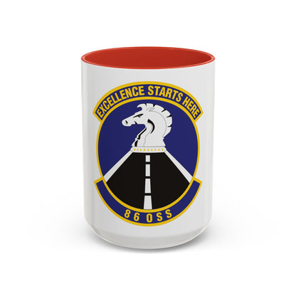 86th Operations Support Squadron (U.S. Air Force) Accent Coffee Mug