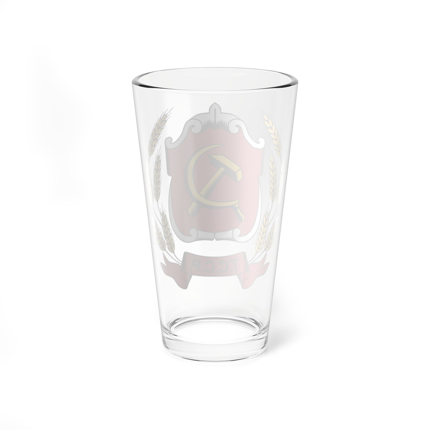 Emblem of the Turkestan ASSR (Russia) (Coat of Arms) Pint Glass 16oz