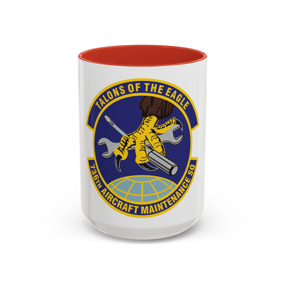 736th Aircraft Maintenance Squadron (U.S. Air Force) Accent Coffee Mug