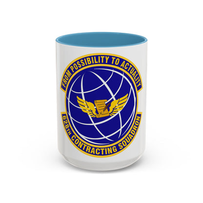 628th Contracting Squadron (U.S. Air Force) Accent Coffee Mug