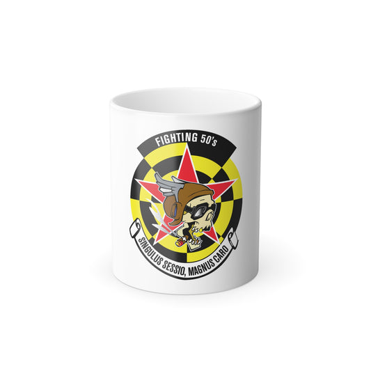Fighting 50's (U.S. Navy) Color Changing Mug 11oz