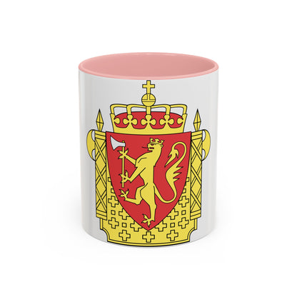 Coat of arms of the Norwegian Police Service - Accent Coffee Mug