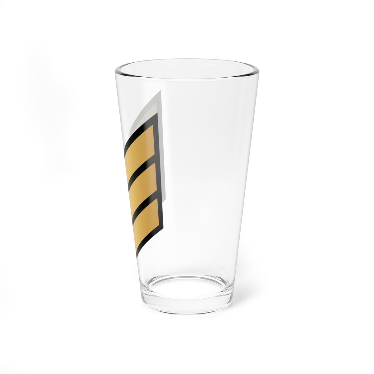 03. KNF SGT (Kuwait) (Military Rank) Pint Glass 16oz