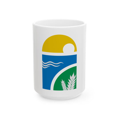 Coat of arms of Canelones Department - White Coffee Mug