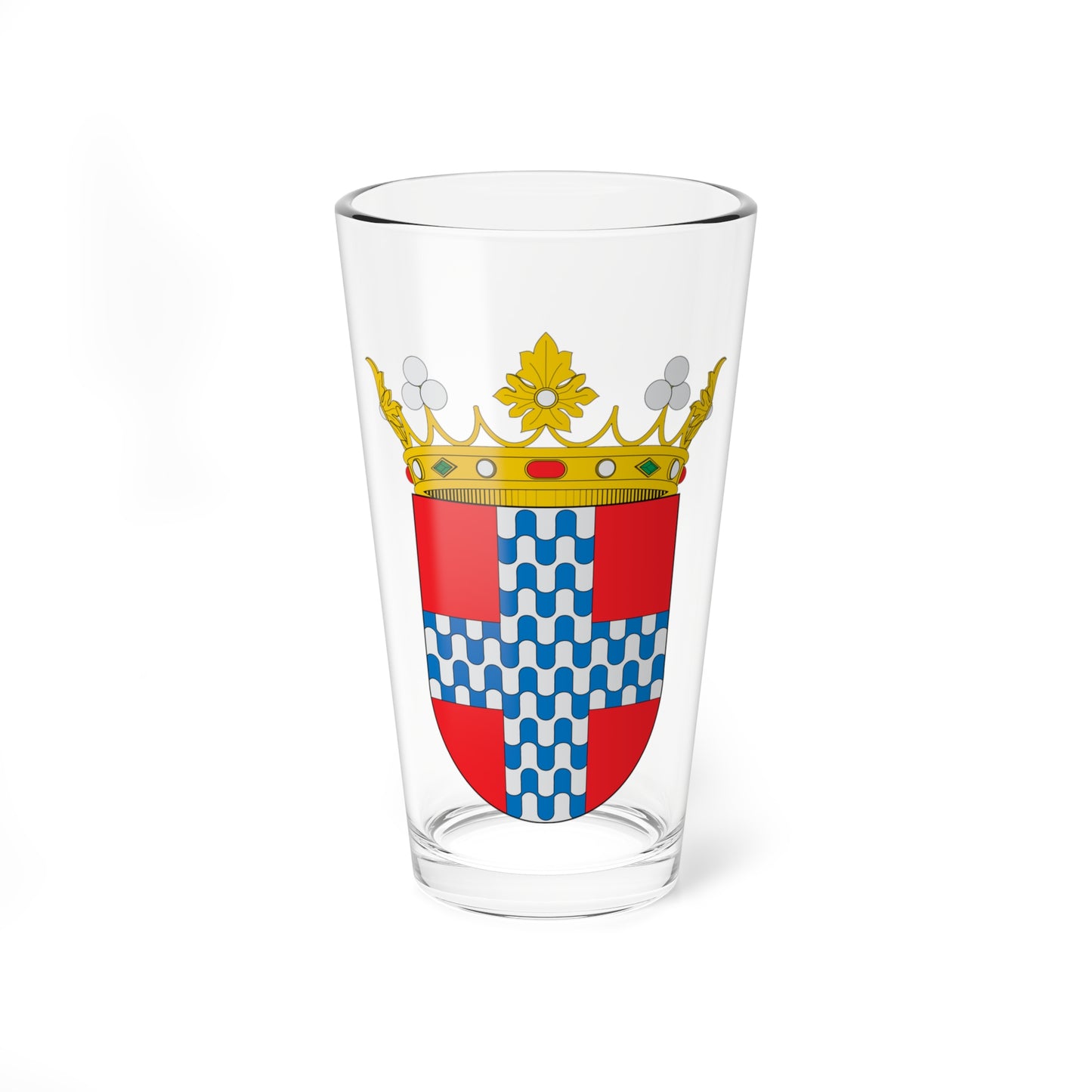 Escudo del Marquesado de Castel-Moncayo (Spain) (Coat of Arms) Pint Glass 16oz