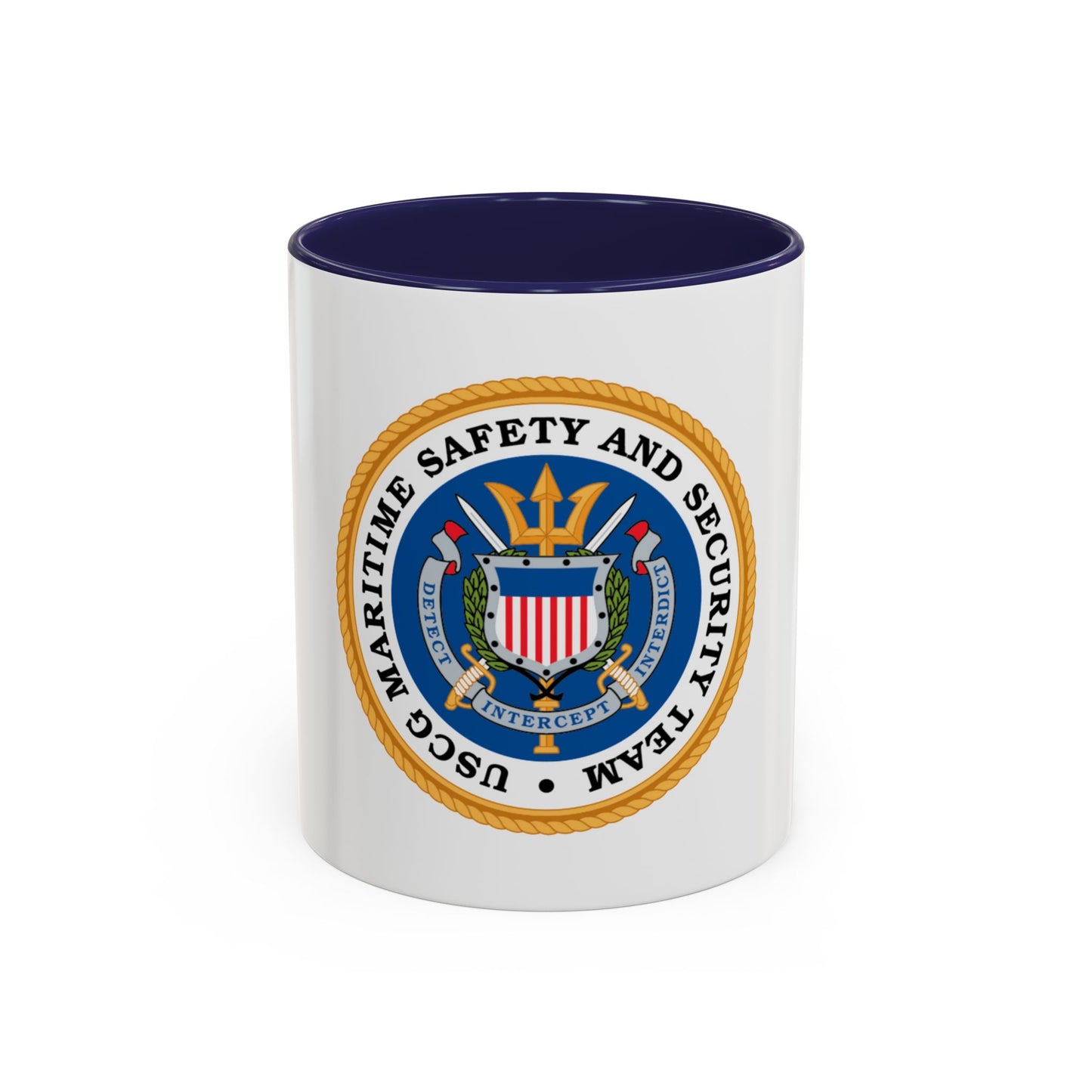 CG Maritime Safety & Security Team (U.S. Coast Guard) Accent Coffee Mug