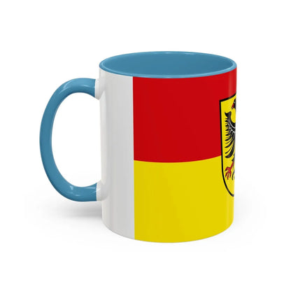 Flag of Biberach Germany - Accent Coffee Mug-Go Mug Yourself