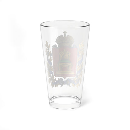 Coat of arms of Tver Governorate 1856 (Russia) (Coat of Arms) Pint Glass 16oz
