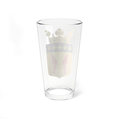 Coat of arms of Woudrichem (Netherlands) (Coat of Arms) Pint Glass 16oz