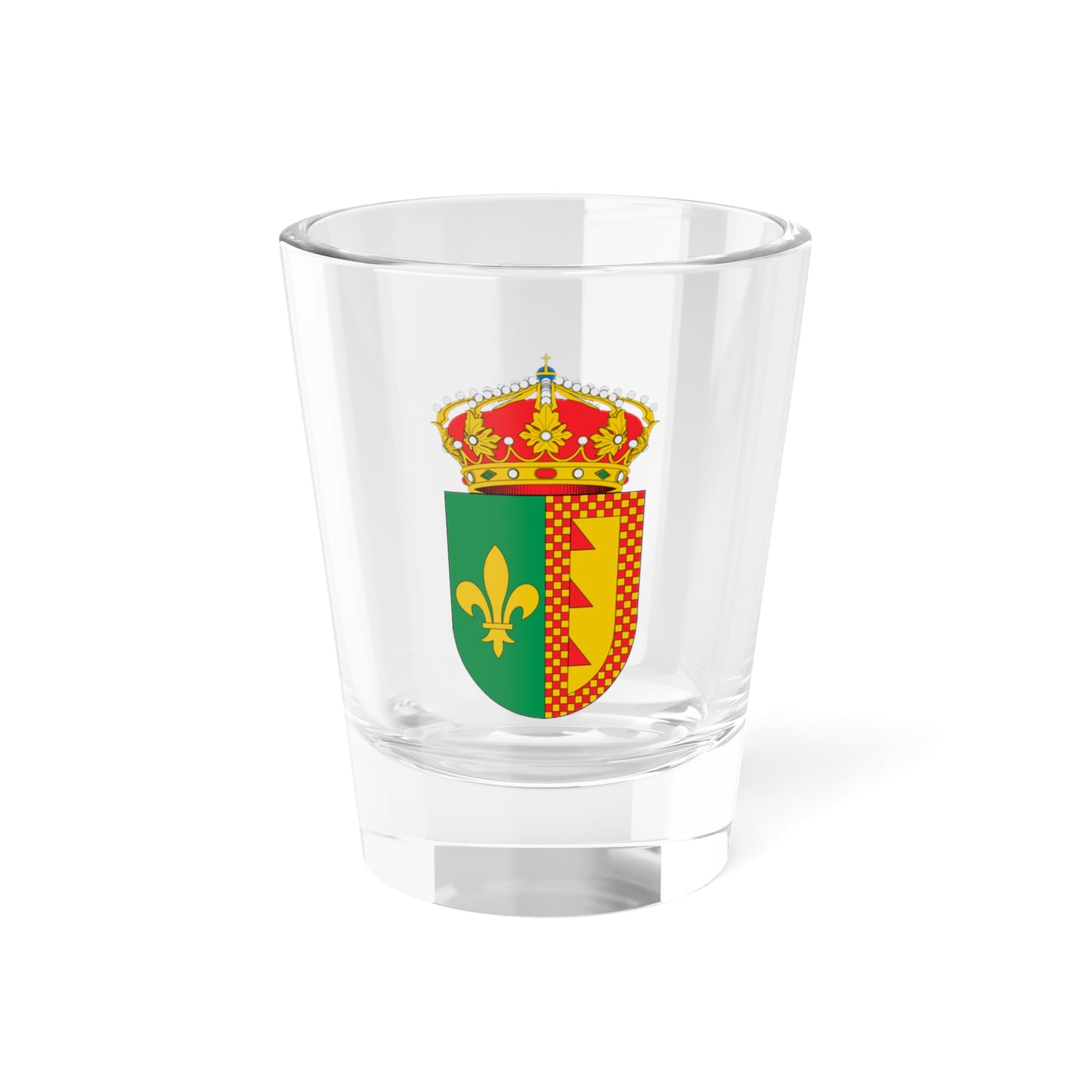 Escudo de Martín de la Jara (Spain) (Coat of Arms) Shot Glass 1.5oz