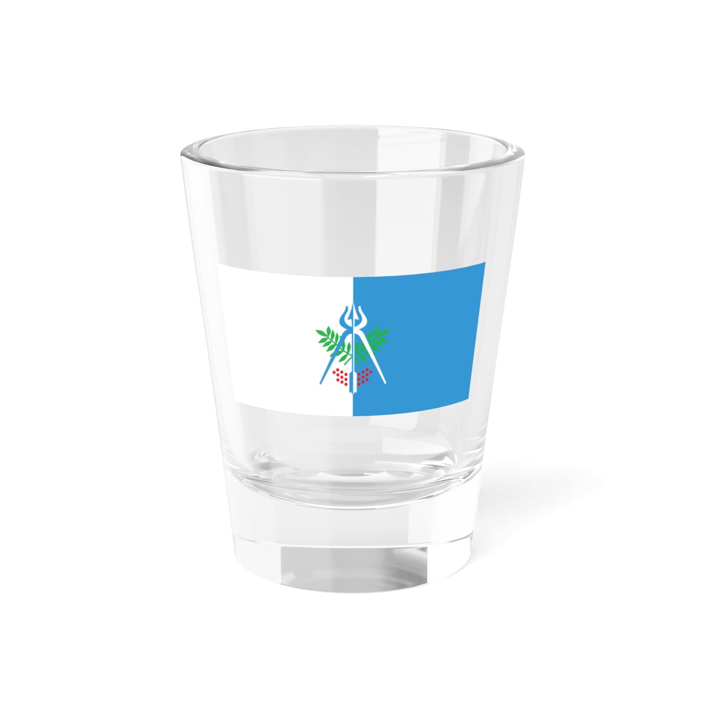 Flag of Izhevsk Russia - Shot Glass 1.5oz