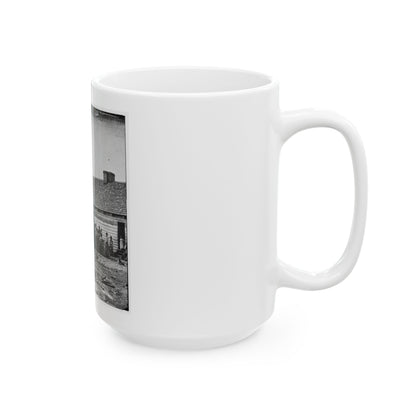 Beaufort, South Carolina. Group Of Negroes On J.J. Smith's Plantation (U.S. Civil War) White Coffee Mug
