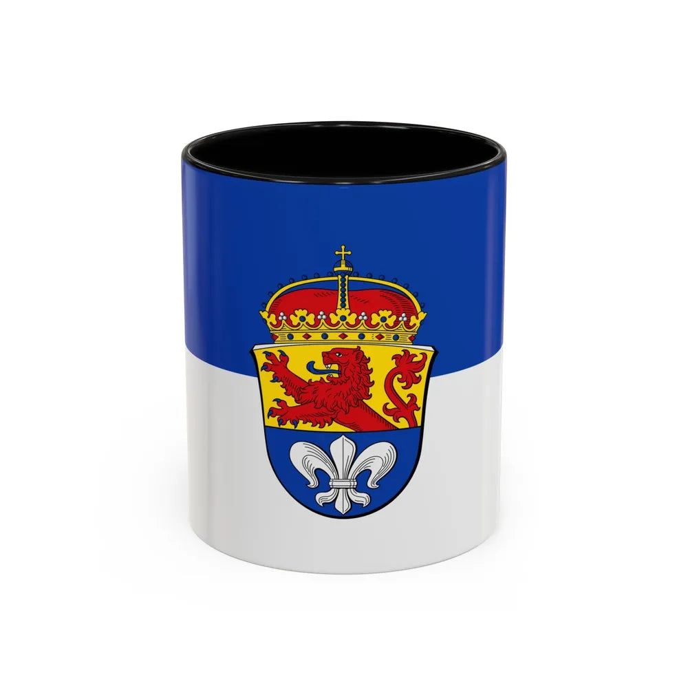 Flag of Darmstadt Germany - Accent Coffee Mug-11oz-Black-Go Mug Yourself